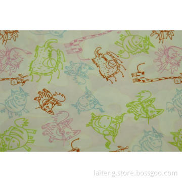 100%Polyester 75DX75D Dewspo Printed Fabric